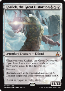Kozilek-the-Great-Distortion-Oath-of-the-Gatewatch-Spoiler